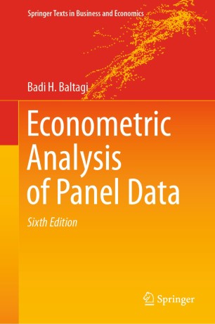 Front cover of Econometric Analysis of Panel Data