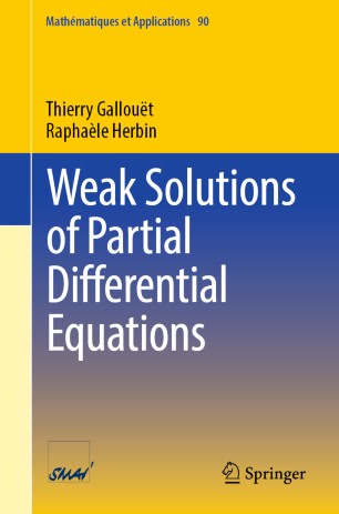 Weak Solutions of Partial Differential Equations cover