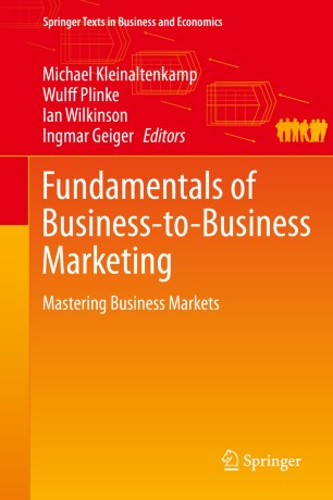 Fundamentals Of Business To Business Marketing Springerlink
