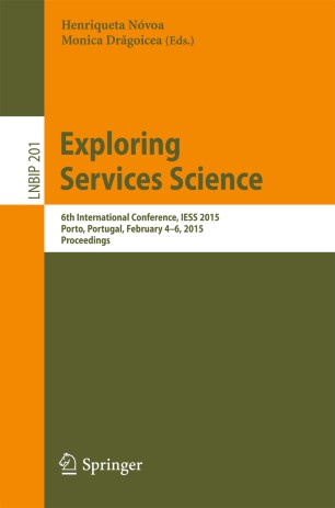 Exploring Services Science Springerlink