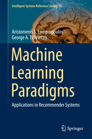 Machine Learning Paradigms Springerlink