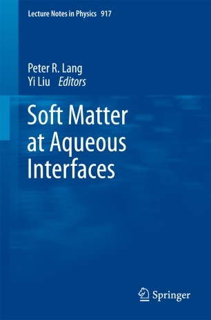 Soft Matter At Aqueous Interfaces Springerlink