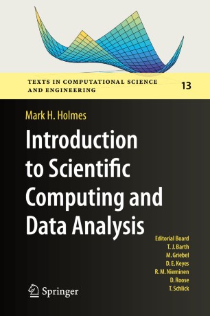 Introduction To Scientific Computing And Data Analysis Springerlink