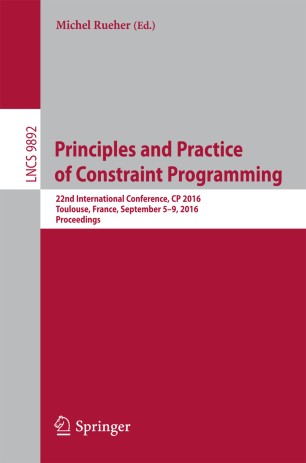 Principles and Practice of Constraint Programming | SpringerLink