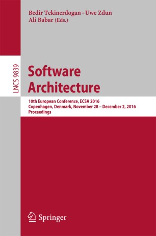 Software Architecture Springerlink