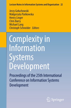 Complexity In Information Systems Development Springerlink