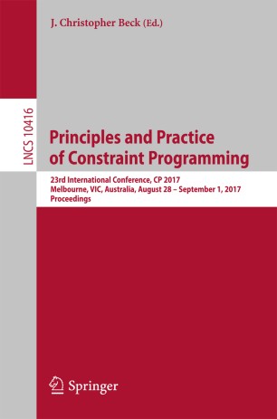 Principles And Practice Of Constraint Programming Springerlink