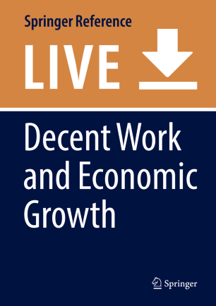 Decent Work And Economic Growth Springerlink