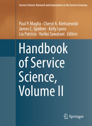 Handbook Of Service Science Volume Ii Springerlink