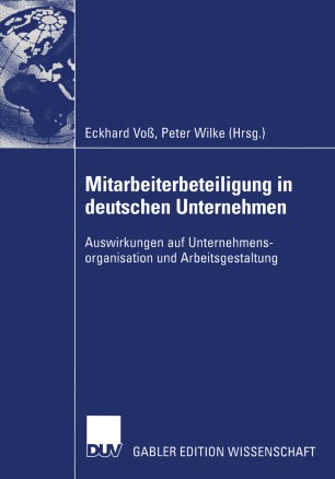 Mitarbeiterbeteiligung In Deutschen Unternehmen | SpringerLink