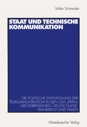 Staat Und Technische Kommunikation Springerlink
