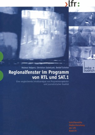 Regionalfenster im Programm von RTL und SAT.1 | SpringerLink