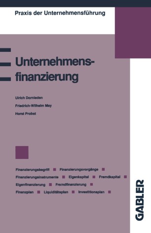 Unternehmensfinanzierung Springerlink