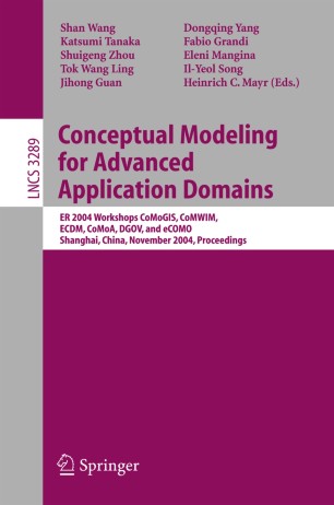 Conceptual Modeling For Advanced Application Domains