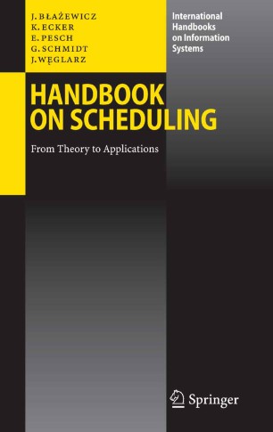 Handbook On Scheduling Springerlink