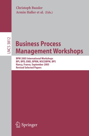 Business Process Management Workshops Springerlink
