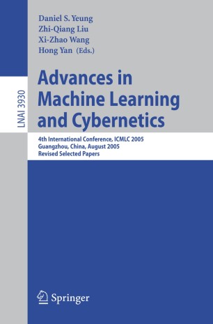 Advances In Machine Learning And Cybernetics Springerlink
