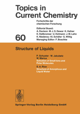 Topics In Current Chemistry Springerlink