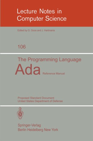 The Programming Language Ada | SpringerLink
