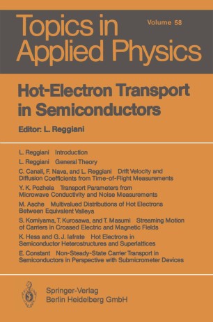 Hot-Electron Transport in Semiconductors | SpringerLink