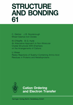 Cation Ordering And Electron Transfer Springerlink