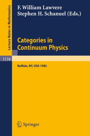 Categories In Continuum Physics Springerlink