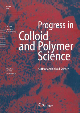 Surface And Colloid Science Springerlink
