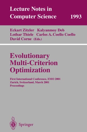 Evolutionary Multi Criterion Optimization Springerlink