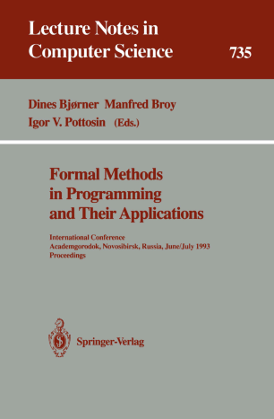 Formal Methods in Programming and Their Applications | SpringerLink