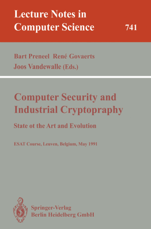 Computer Security and Industrial Cryptography | SpringerLink