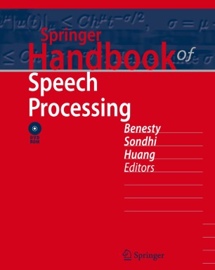 Springer Handbook Of Speech Processing Springerlink