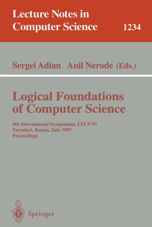 Logical Foundations Of Computer Science Springerlink