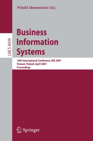 Business Information Systems Springerlink