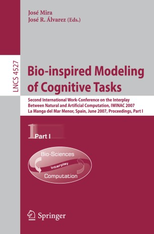 Bio Inspired Modeling Of Cognitive Tasks Springerlink