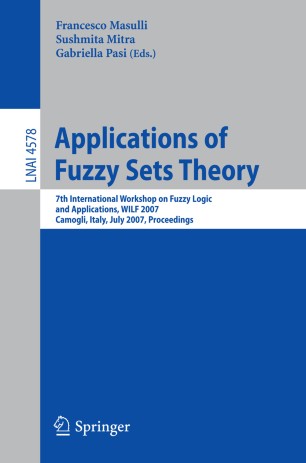 Applications Of Fuzzy Sets Theory Springerlink
