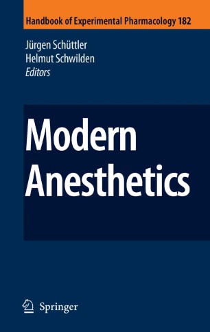 Modern Anesthetics Springerlink