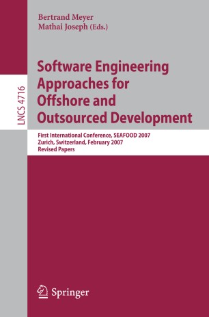 Software Engineering Approaches For Offshore And