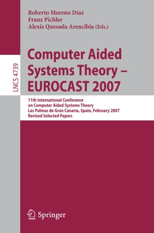 Computer Aided Systems Theory Eurocast 07 Springerlink