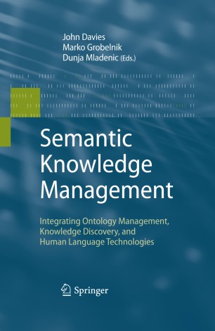Semantic Knowledge Management Springerlink