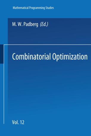 Combinatorial Optimization | SpringerLink