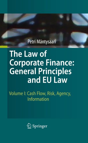 The Law Of Corporate Finance General Principles And Eu