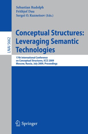 Conceptual Structures Leveraging Semantic Technologies