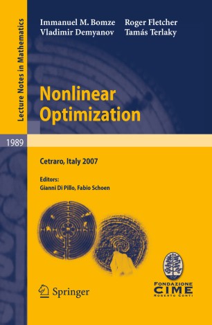 Nonlinear Optimization | SpringerLink