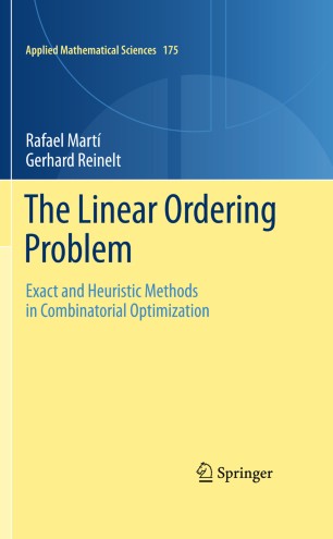 The Linear Ordering Problem Springerlink