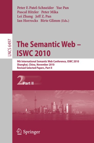 The Semantic Web Iswc 2010 Springerlink