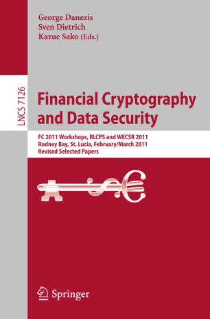 Financial Cryptography And Data Security Springerlink