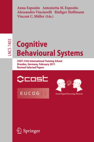 Cognitive Behavioural Systems Springerlink