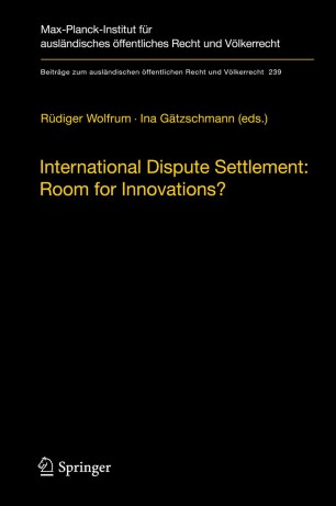 International Dispute Settlement Room For Innovations