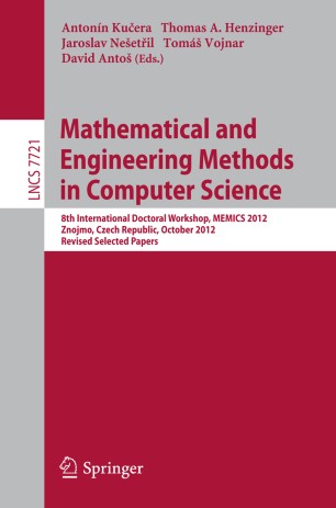 Mathematical and Engineering Methods in Computer Science ...