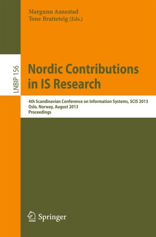 Nordic Contributions in IS Research | SpringerLink